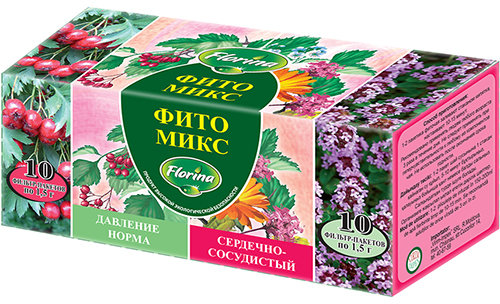 ФитоМикс №6+№17 "Давление норма+Сердечно-сосудитстый"